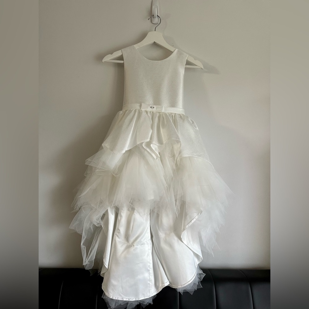 WHITE DRESS FOR COMMUNION/FLOWER GIRL